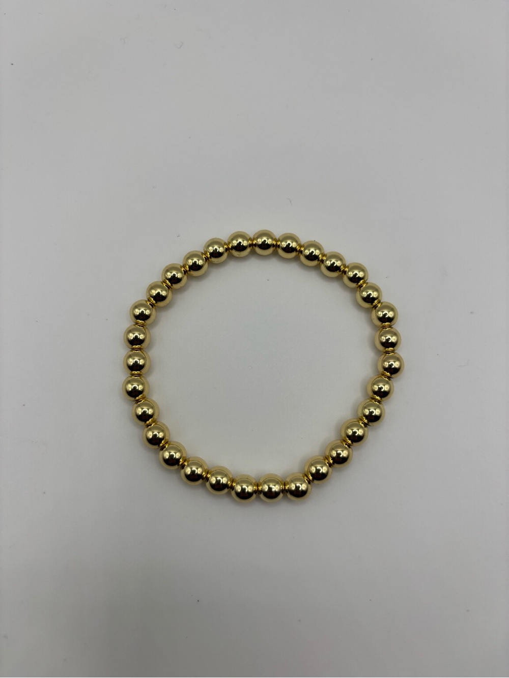 Classic Gold Bead Stretch Bracelet - Women Jewelry